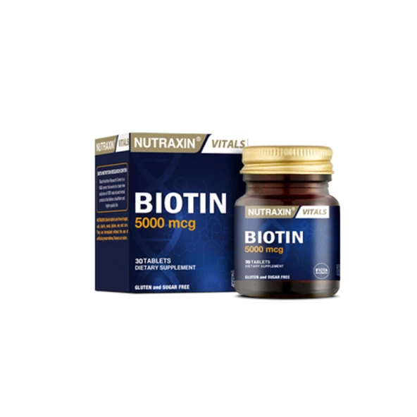 Nutraxin Biotin 5000 mg 30 Tablet ürün görseli 1
