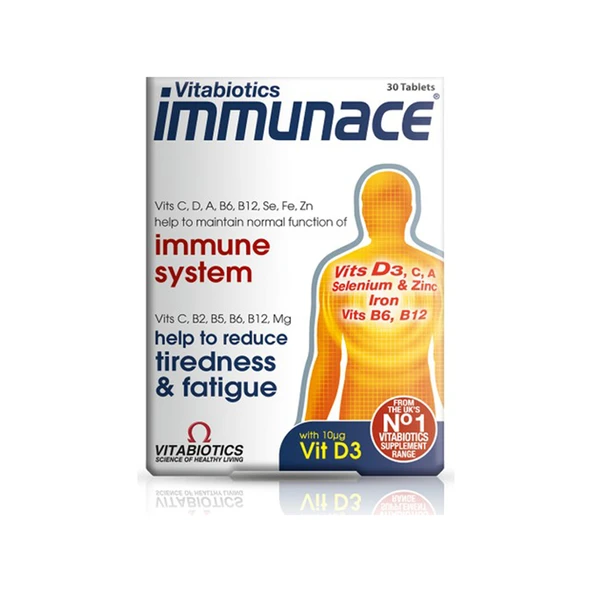 Vitabiotics Immunace 30 Film Tablet ürün görseli 1