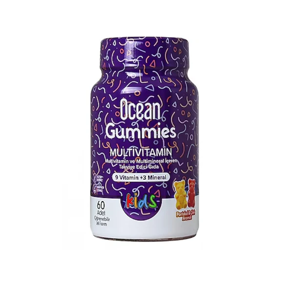 Ocean Gummies Multivitamin Kids 60 Adet Jel Form ürün görseli 1