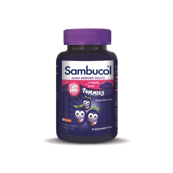 Sambucol Plus Kids Yummies 60 Çiğnenebilir Form ürün görseli 1