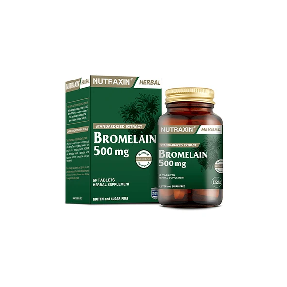 Nutraxin Bromelain 500 mg 60 Tablet ürün görseli 1