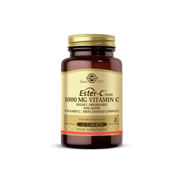 Solgar Ester C Plus 1000 mg Vitamin C 30 Tablet ürün görseli 1