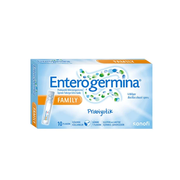 Enterogermina Family Probiyotik 10 Flakon ürün görseli 1