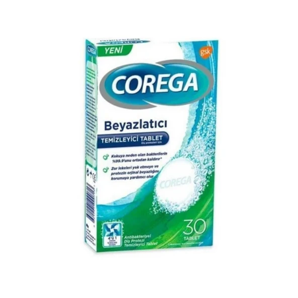 Corega Beyazlatıcı 30 Tablet ürün görseli 1
