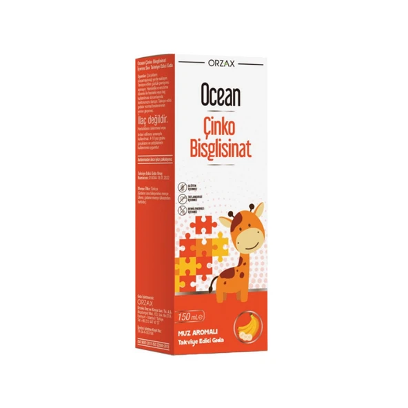 Ocean Çinko Bisglisinat Şurup 150 ml ürün görseli 1