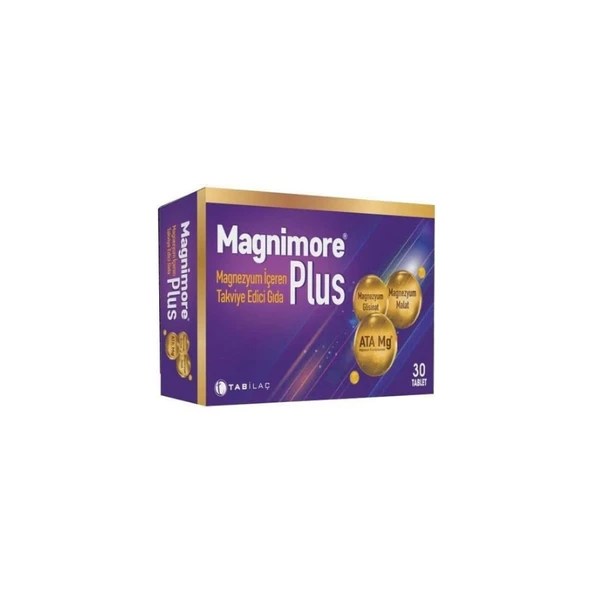 Magnimore Plus 30 Tablet ürün görseli 1