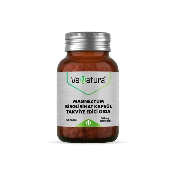 Venatura Magnezyum Bisglisinat 160 mg 60 Kapsül ürün görseli 1