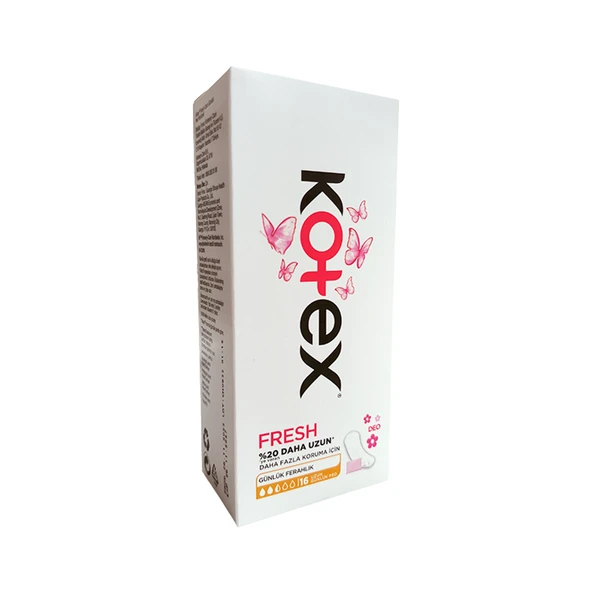Kotex Fresh Deo Günlük Uzun Ped 16 Adet ürün görseli 1