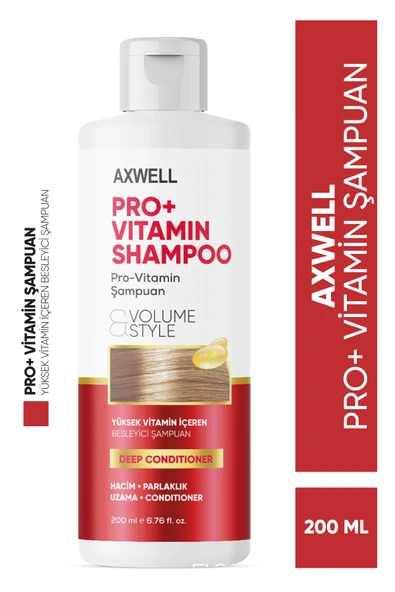 AXWELL Pro+ Vitamin Şampuan Volume Style - Resim 2