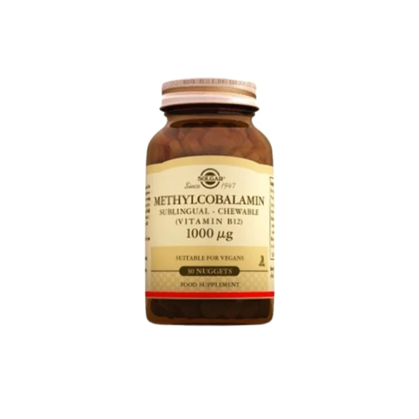 Solgar Methylcobalamin 1000 mg Dilaltı 30 Tablet ürün görseli 1