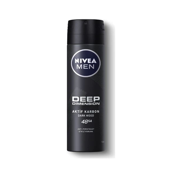 Nivea Men Deep Dimension Deodorant 150 ml ürün görseli 1