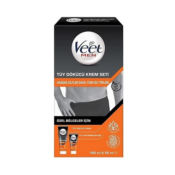 Veet Men Tüy Dökücü Krem Seti 100+50 ml ürün görseli 1