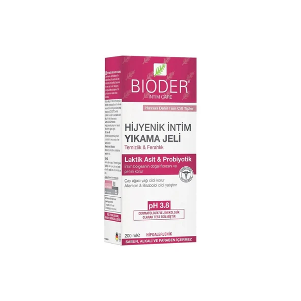 Bioder Hijyenik İntim Yıkama 200 ml ürün görseli 1