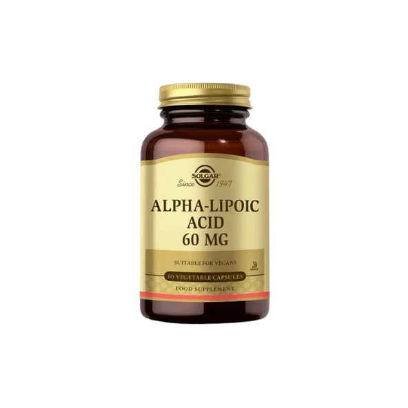 Solgar Alfa Lipoik Asit 60 mg 60 Kapsül ürün görseli 1