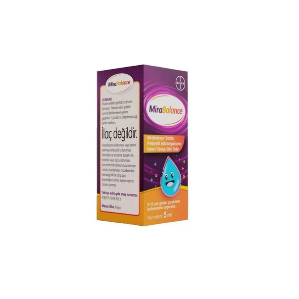Mirabalance Baby Probiyotik Damla 5 ml ürün görseli 1