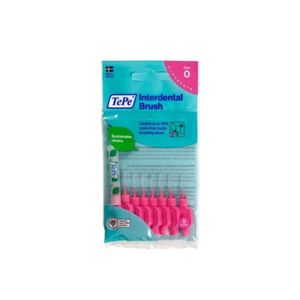 Tepe Diş Ara Yüz Fırçası Pembe 0.4 mm ürün görseli 1