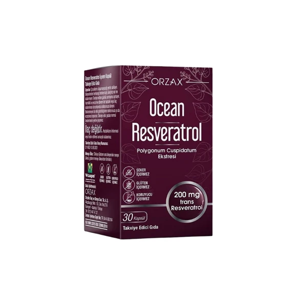Ocean Resveratrol 200 mg 30 Kapsül ürün görseli 1