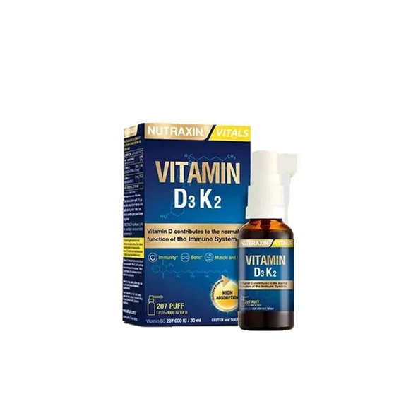 Nutraxin D3 K2 Vitamin Sprey 30 ml ürün görseli 1