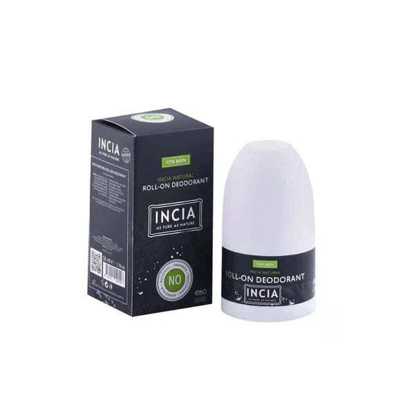 Incia Doğal Roll-on Deodorant For Men 50 ml ürün görseli 1