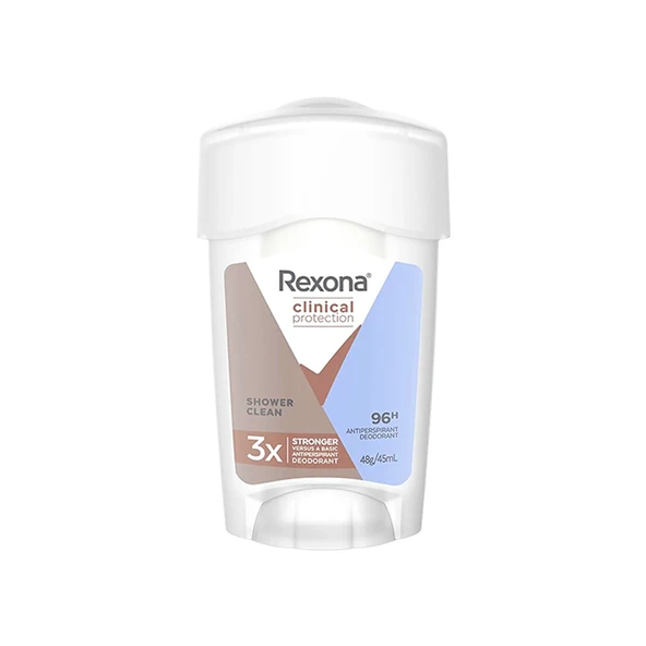 Rexona Clinical Protection Crem Shower Clean 45 ml ürün görseli 1