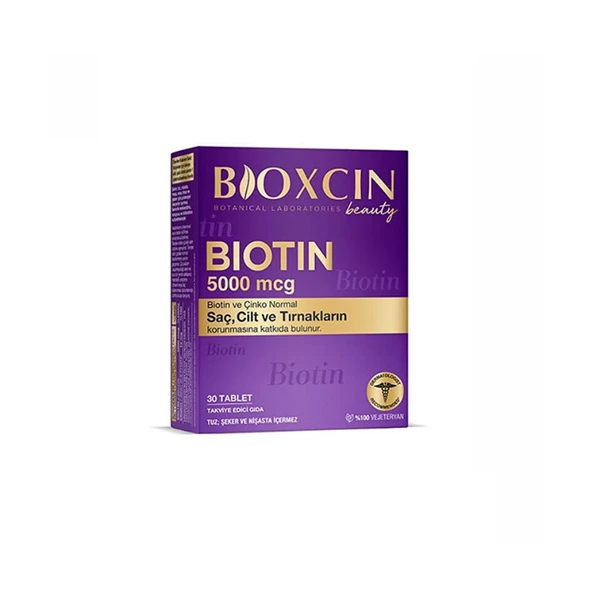 Bioxcin Biotin 5000 mcg 30 Tablet ürün görseli 1