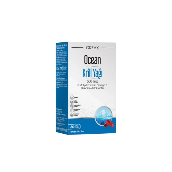 Ocean Krill Oil 500 mg 30 Kapsül ürün görseli 1