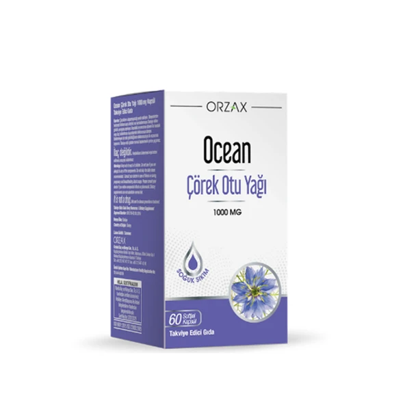 Ocean Çörek Otu Yağı 1000 Mg 60 Kapsül ürün görseli 1
