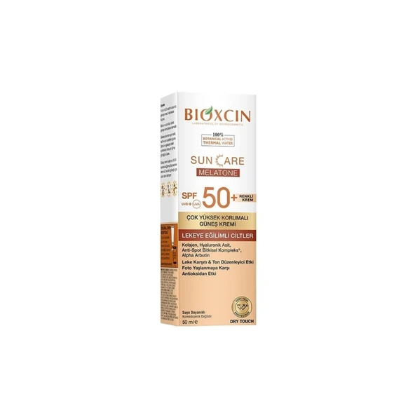 Bioxcin Leke Eğilimli Ciltler Spf 50+ Renkli Güneş Kremi 50 ml ürün görseli 1