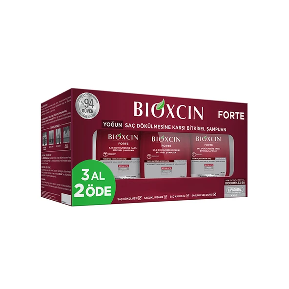 Bioxcin Forte Şampuan 300 ml 3 Al 2 Öde ürün görseli 1