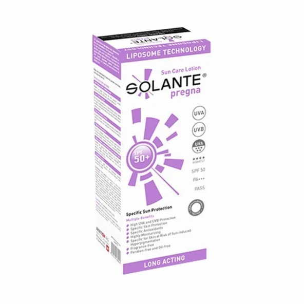 Solante Pregna SPF 50+ Güneş Losyonu 150 ml ürün görseli 1