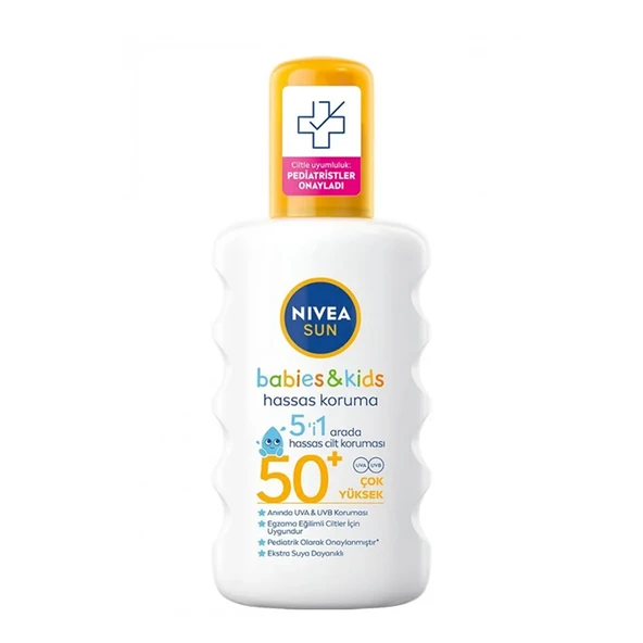 Nivea Sun Babies & Kids Hassas Koruma Spf 50+ 200 ml ürün görseli 1