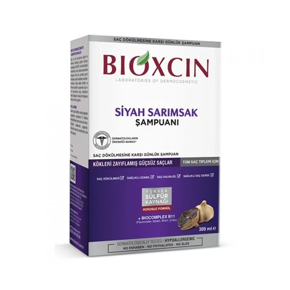 Bioxcin Siyah Sarımsak Şampuanı 300 ml ürün görseli 1