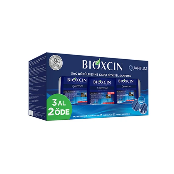 Bioxcin Quantum 3 al 2 öde Saç Dökülmesine Karşı Kuru/Normal Saçlar İçin Şampuan ürün görseli 1