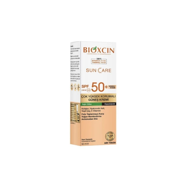 Bioxcin Yağlı Ciltler Spf 50+  Renkli Güneş Kremi 50 ml ürün görseli 1