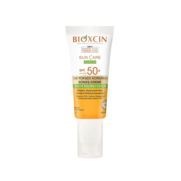 Bioxcin Spf 50+ Güneş Kremi 50 ml Akneye Eğilimli Cilt ürün görseli 1