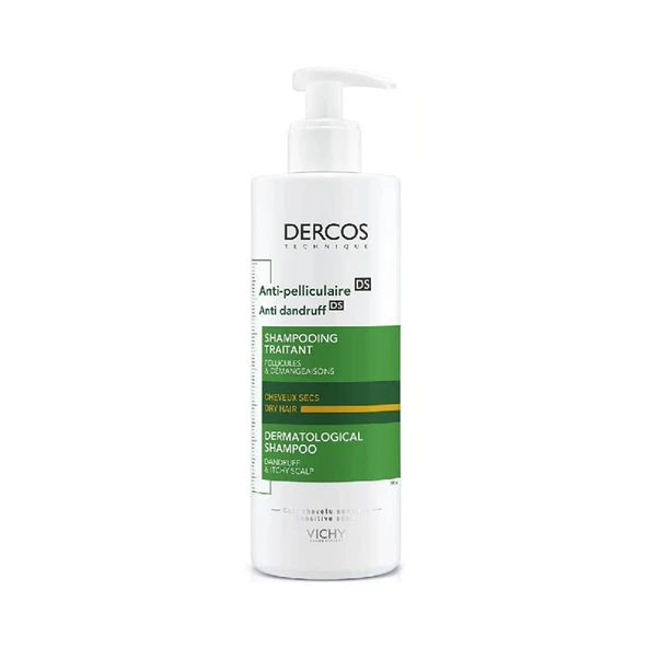 Vichy Dercos Şampuan Kuru ve Kepekli 390 ml K9623 ürün görseli 1
