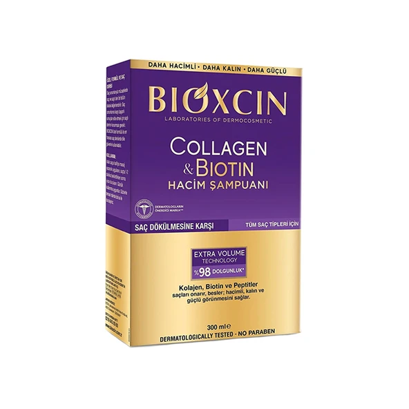 Bioxcin Collagen & Biotin Hacim Şampuan 300 ml ürün görseli 1