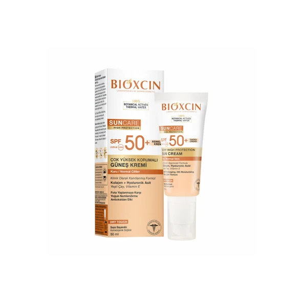 Bioxcin Sun Care Renkli Güneş Kremi Spf50+ Kuru/ Normal Ciltler 50 ml ürün görseli 1