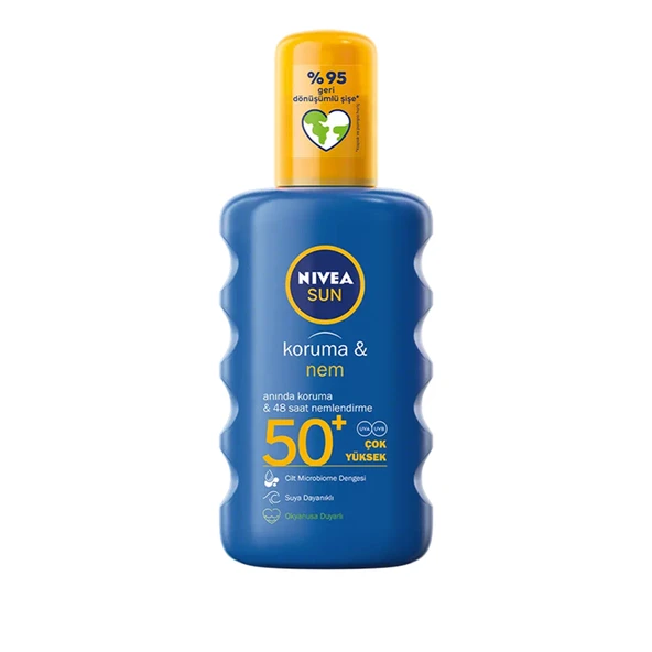 Nivea Sun Koruma ve Nem Spf 50+ Güneş Koruyucu 200 ml ürün görseli 1