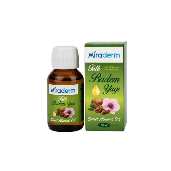 Miraderm Tatlı Badem Yağı 50 ml ürün görseli 1