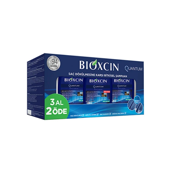 Bioxcin Quantum 3 al 2 öde Saç Dökülmesine Karşı Yağlı Saçlar İçin Şampuan ürün görseli 1