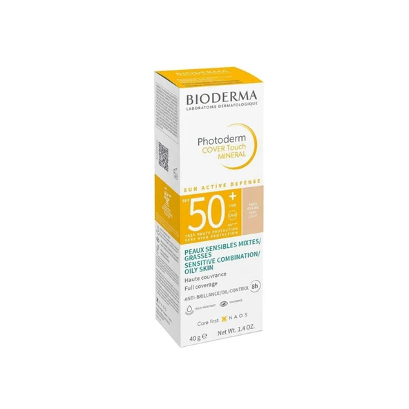 Bioderma Photoderm Cover Touch Mineral Güneş Kremi Spf50+ 40g Very Light ürün görseli 1