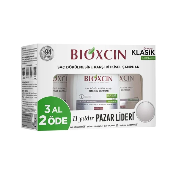 Bioxcin Genesis Yağlı Saçlar İçin 3 Al 2 Öde Şampuan ürün görseli 1