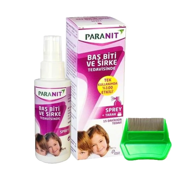 Paranit Baş Biti ve Sirke Tedavisi Sprey+Tarak 100 ml ürün görseli 1