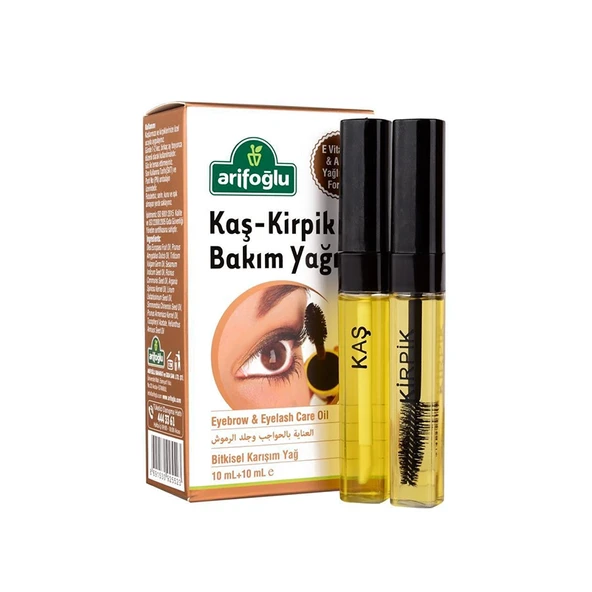 Arifoğlu Kaş - Kirpik Bakım Yağı 10 ml + 10 ml ürün görseli 1