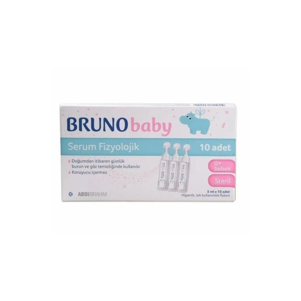 Bruno Baby Serum Fizyolojik 5ml x 10 Flakon ürün görseli 1