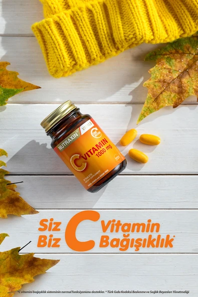 Nutraxin Vitamin C 1000 mg 30 Tablet - Resim 3