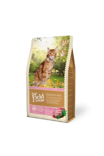 Sam´s Field Cat Delicious Wild 2,5 kg SKT: 10/2026 ürün görseli 1
