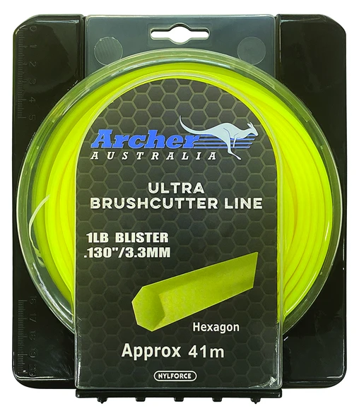 Archer Ultra Brushcutter Line Tırpan Misina İpi (Altıgen) 3.3mm 41 Metre ürün görseli 1