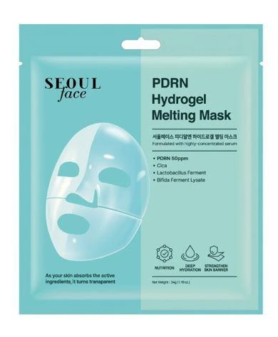 Dermal Seoul Face PDRN Hydrojel Melting Maske Derin Nemlendirici Cilt Onarıcı Şeffaf Jel Maske 34 Gr ürün görseli 1
